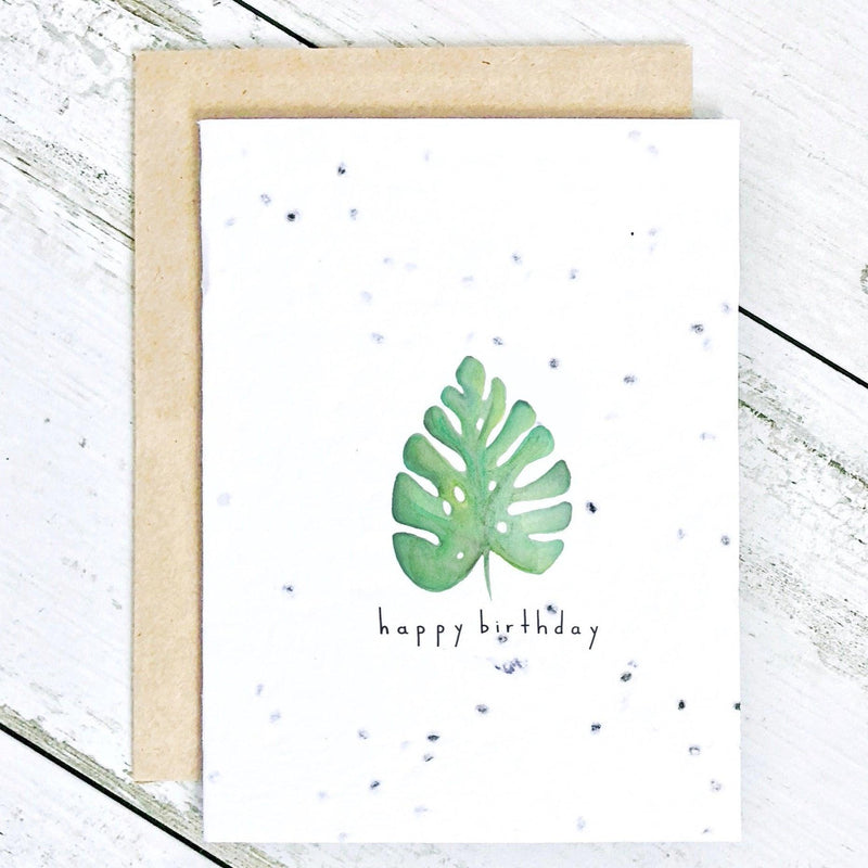 Plantable Greeting Cards - Green Bohème
