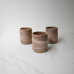 Marble tumbler - Green Bohème