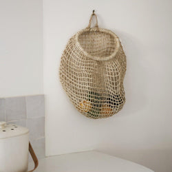 handwoven hanging basket