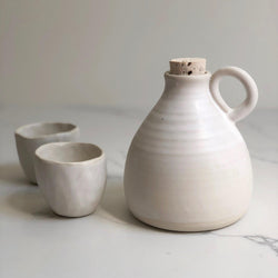 Petit Ceramic Jug - Green Bohème