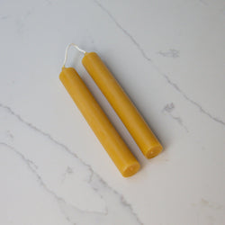 Taper Beeswax Candles - Green Bohème