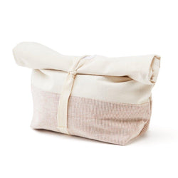 Vintage Stripes Organic Bread Bag - Green Bohème