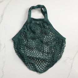 Organic French Market Bag - Green Bohème