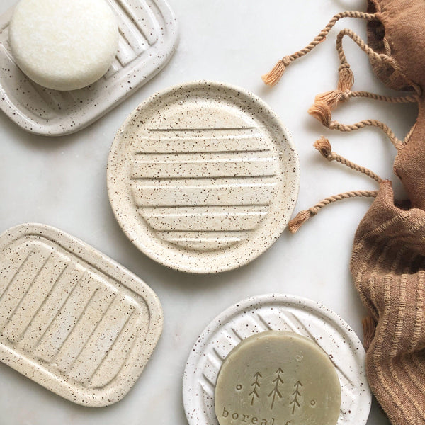 Handmade Ceramic Soap Dish Tofino 
